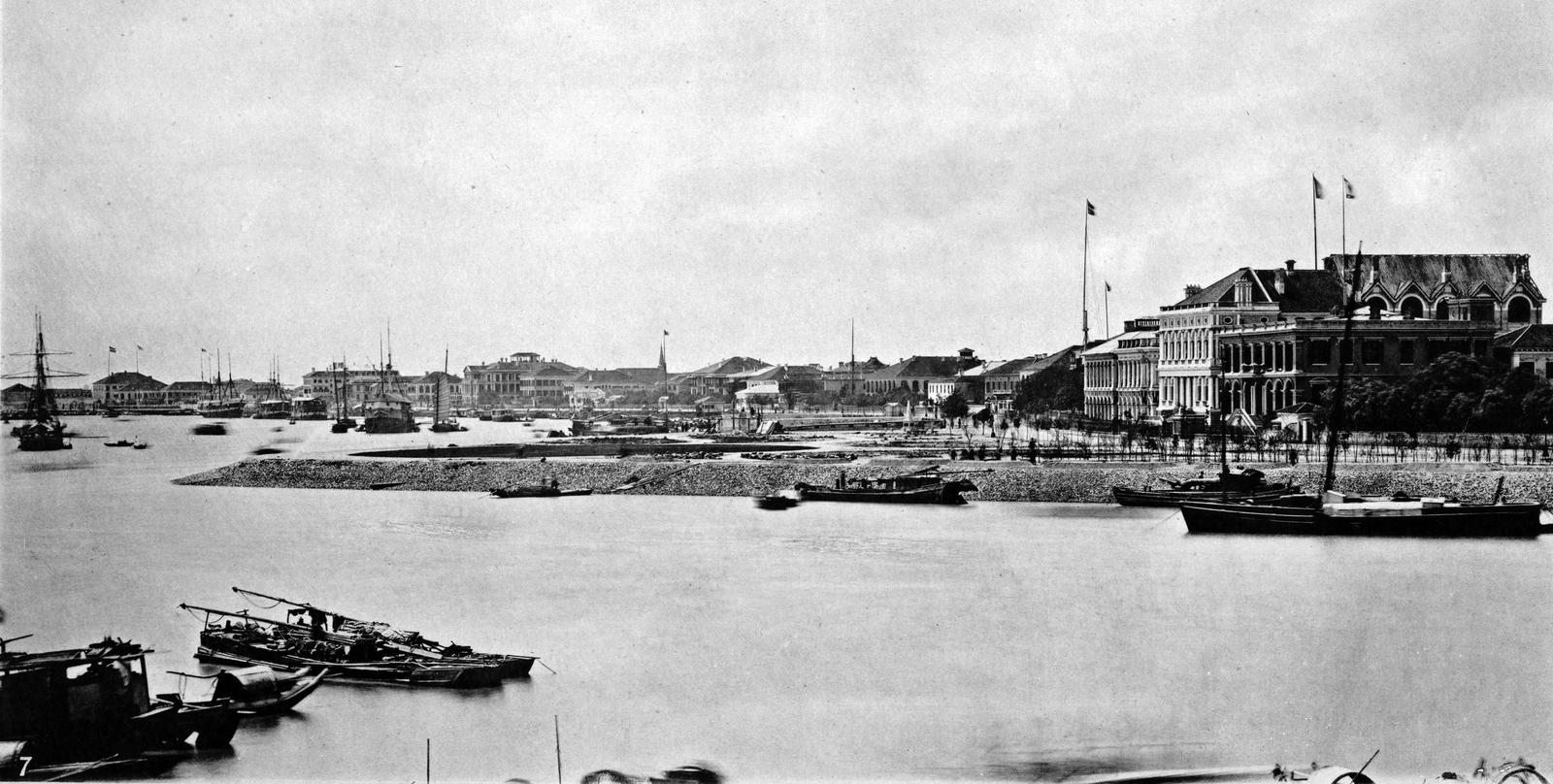 The Bund, British Concession, Shanghai, 1869