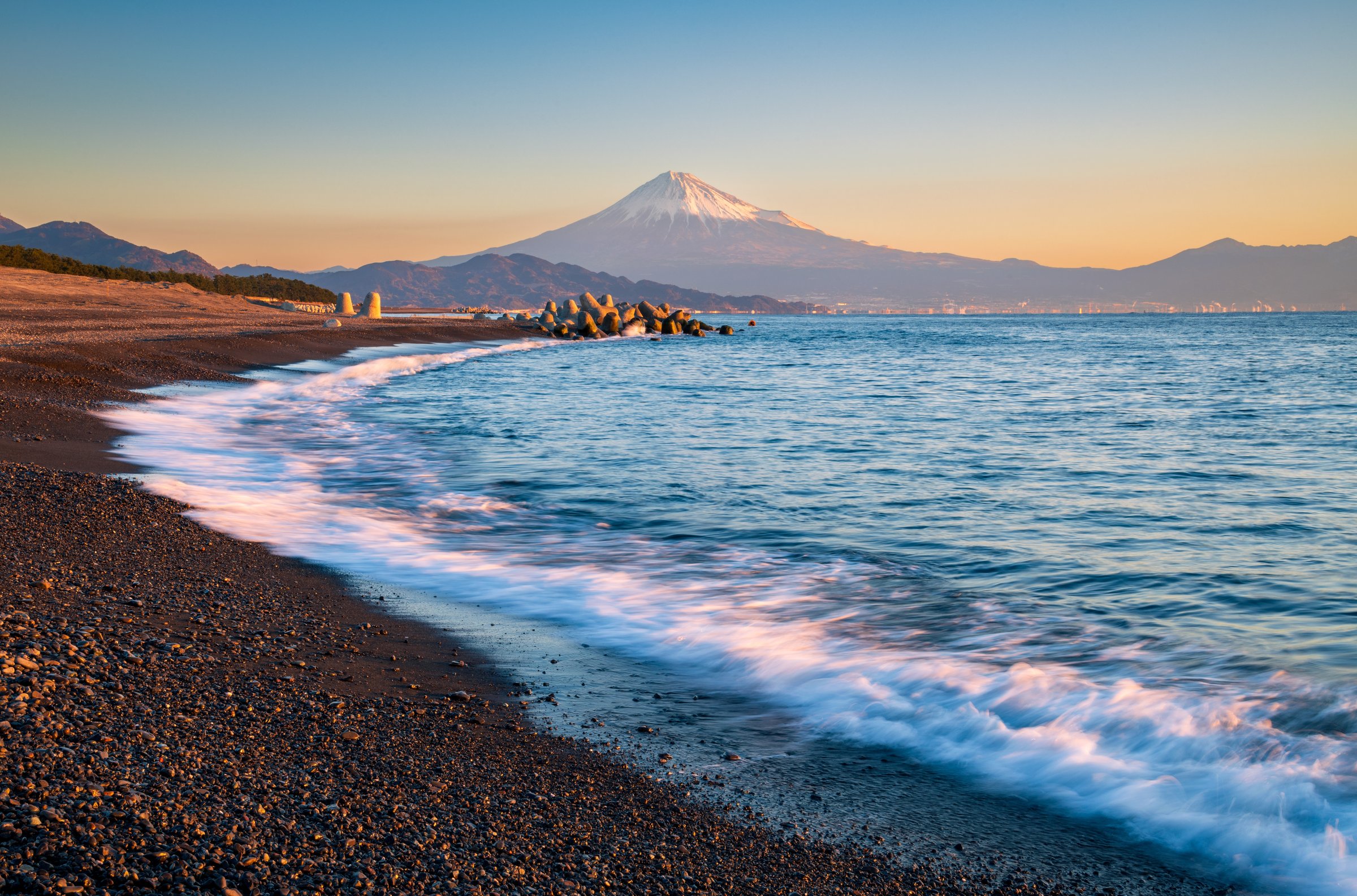 Mount Fuji viewed from Suruga Bay, Shizuoka